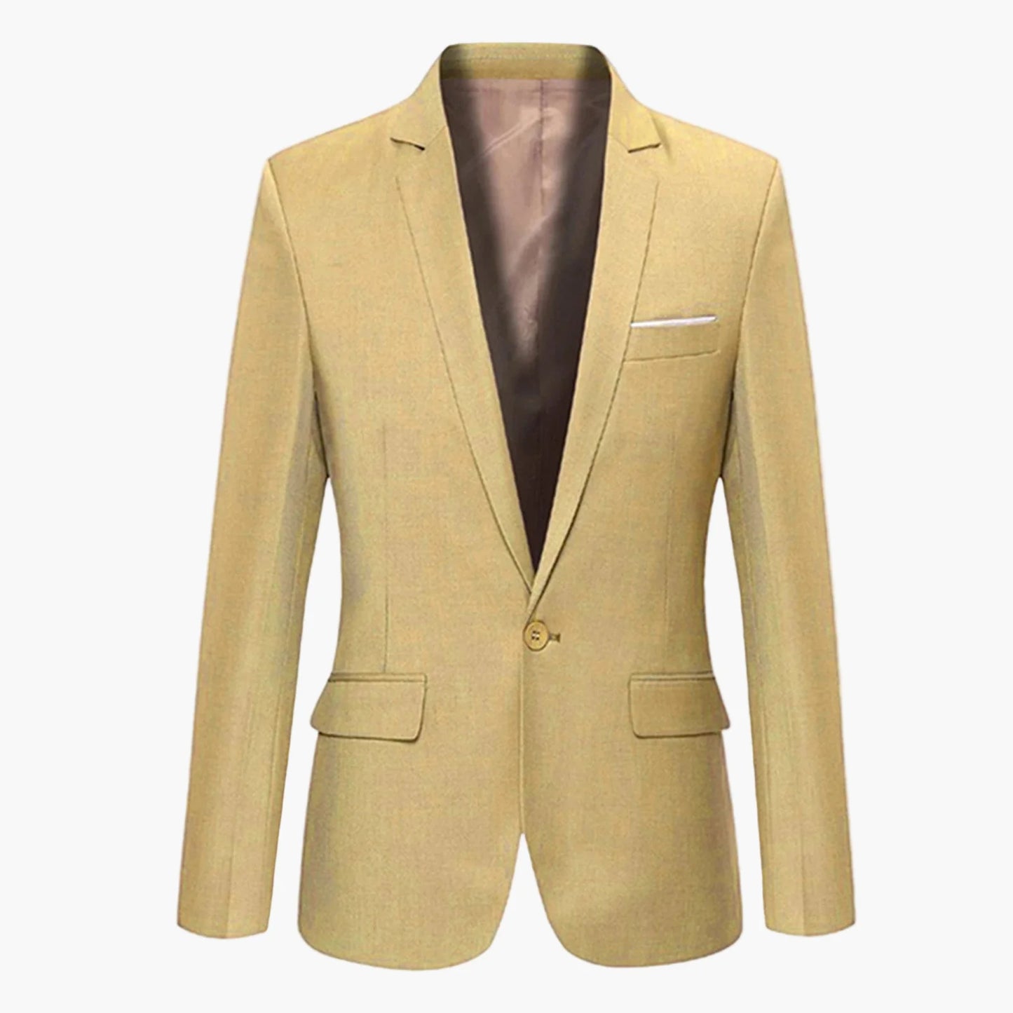 Men's Blazer Slim Fit Modern Business Casual Jacket – Elegant Suit for Office & Everyday Use
