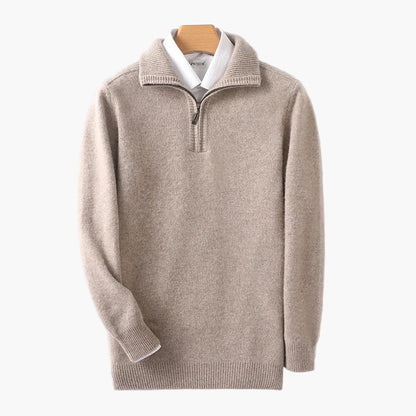 Men's Half-Zip Sweater – Classic, Versatile, Everyday & Office