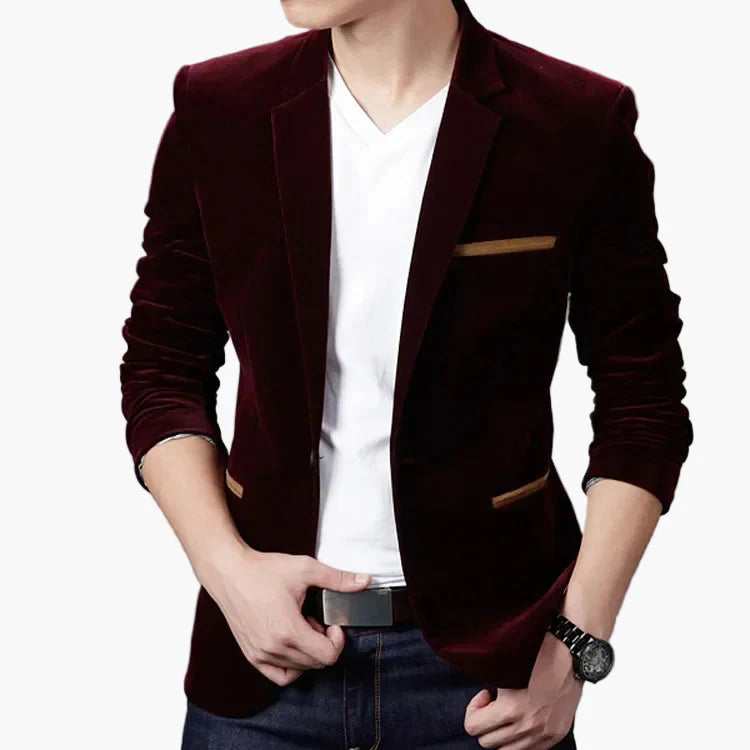 Men's Slim Fit Blazer – Modern Casual and Business Look