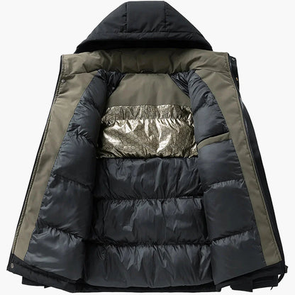 Men's Winter Outdoor Jacket with Hood – Casual Parka for Cold Days