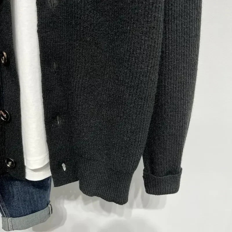 Herren Strickjacke im Freizeit-Stil – Lässiger Cardigan für Alltag und Büro