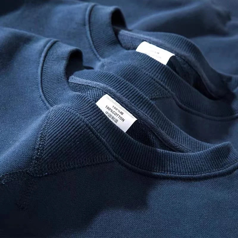 Unisex basic crew-neck sweatshirt gray
