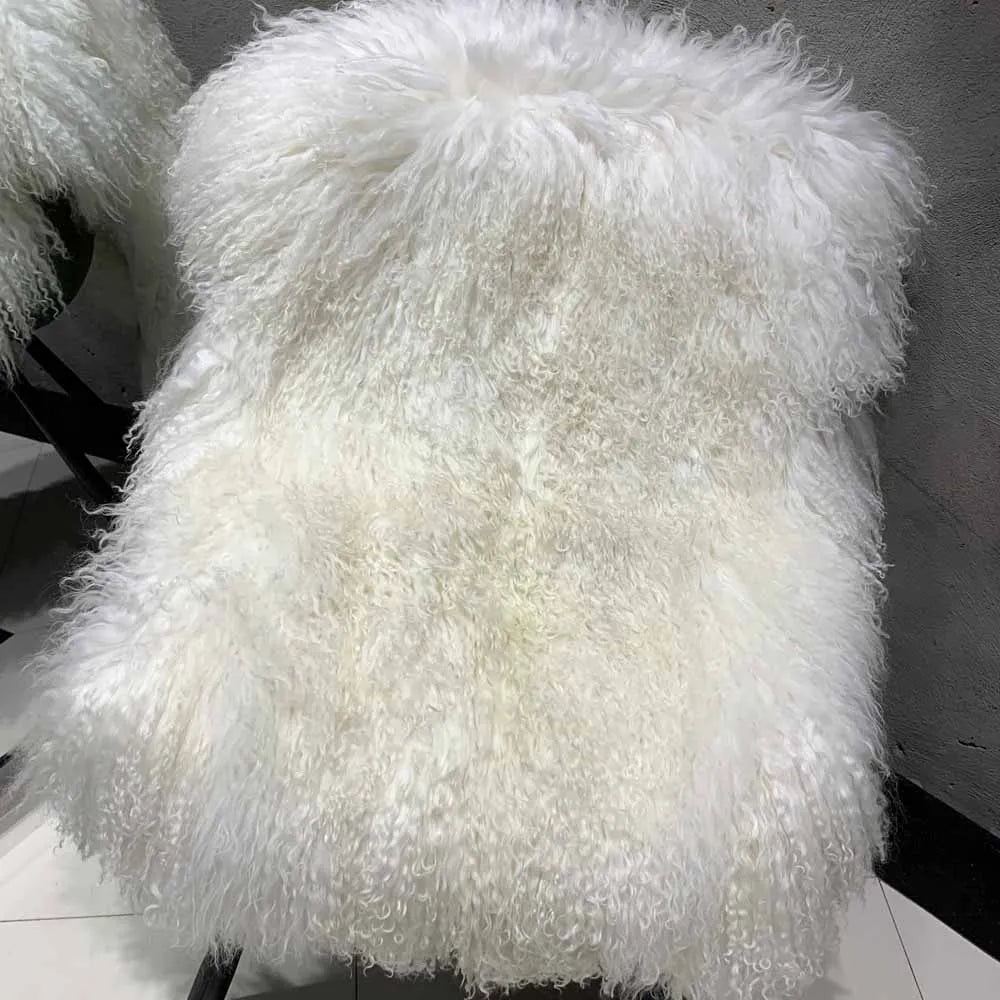 Women's Coat with Long Faux Fur Collar Long Sleeve Fluffy Teddy Coat