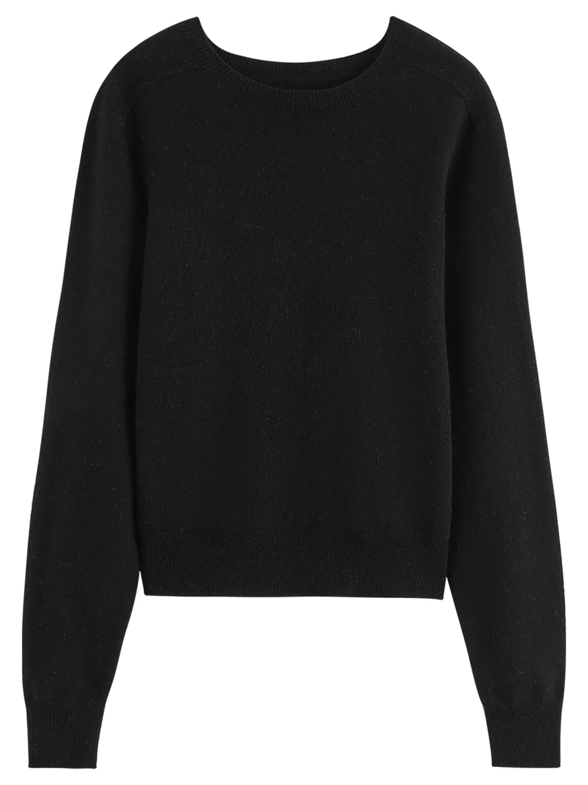 Women's Long-Sleeve Crewneck Sweater in Soft Material
