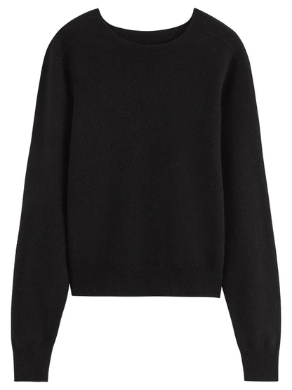 Women's Long-Sleeve Crewneck Sweater in Soft Material