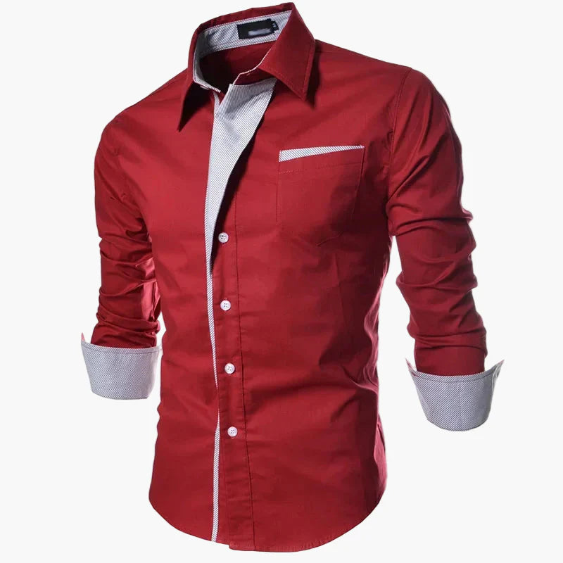 Men's Business Casual Shirt Modern Slim Fit – Stylish Shirt for Office and Everyday Use