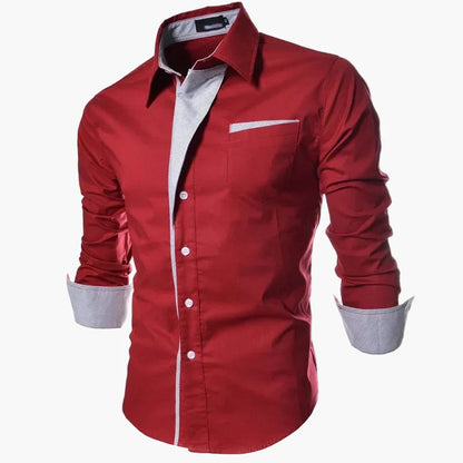 Men's Business Casual Shirt Modern Slim Fit – Stylish Shirt for Office and Everyday Use