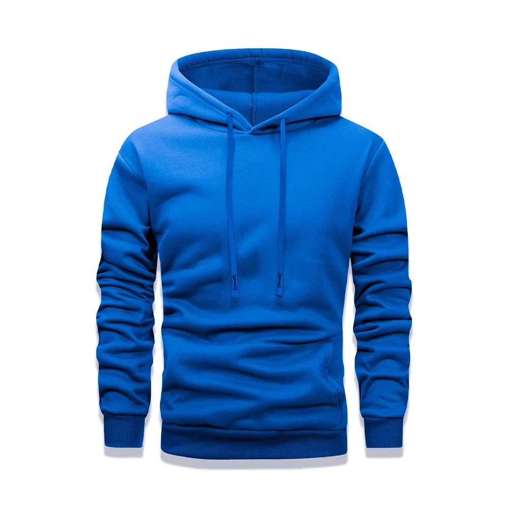 Unisex hoodie with kangaroo pocket and drawstring