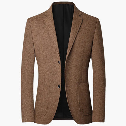 Men's Business Casual Blazer – Classic Single-Breasted Jacket for Office & Everyday Use
