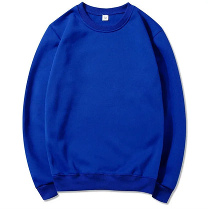 Unisex long-sleeve crew-neck sweatshirt, casual sweater