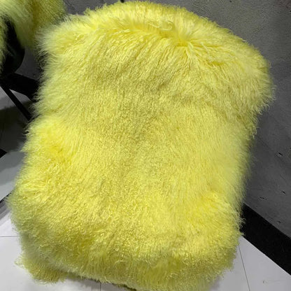 Women's Coat with Long Faux Fur Collar Long Sleeve Fluffy Teddy Coat