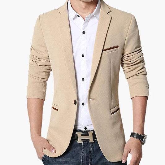 Men's Blazer Modern Slim Fit Business Casual Jacket