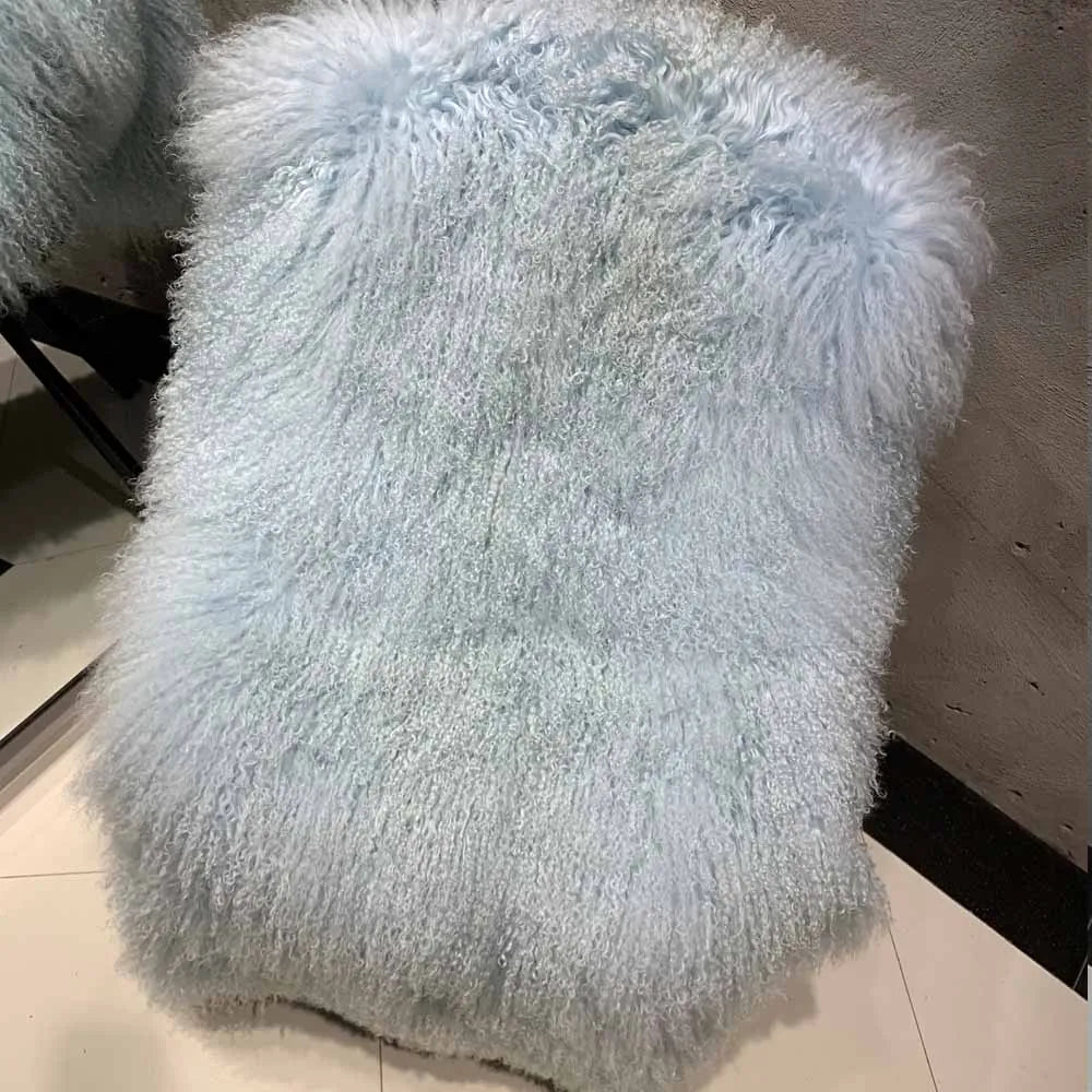 Women's Coat with Long Faux Fur Collar Long Sleeve Fluffy Teddy Coat