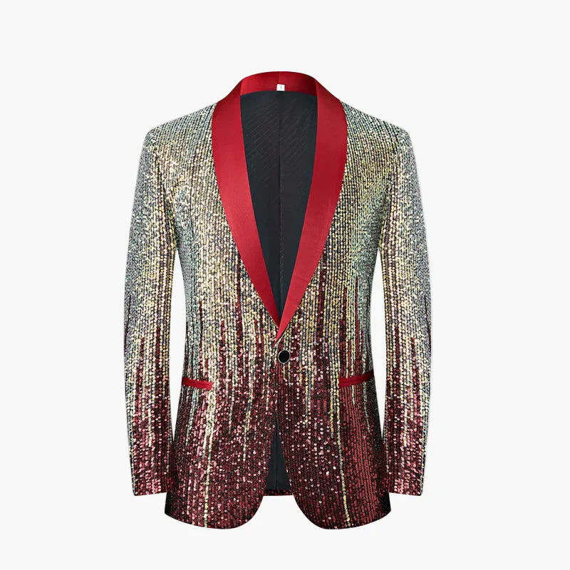 Men's Tuxedo Jacket – Sparkling, Modern, For Stage and Events, Extravagant Design