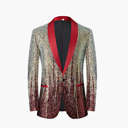 Men's Tuxedo Jacket – Sparkling, Modern, For Stage and Events, Extravagant Design