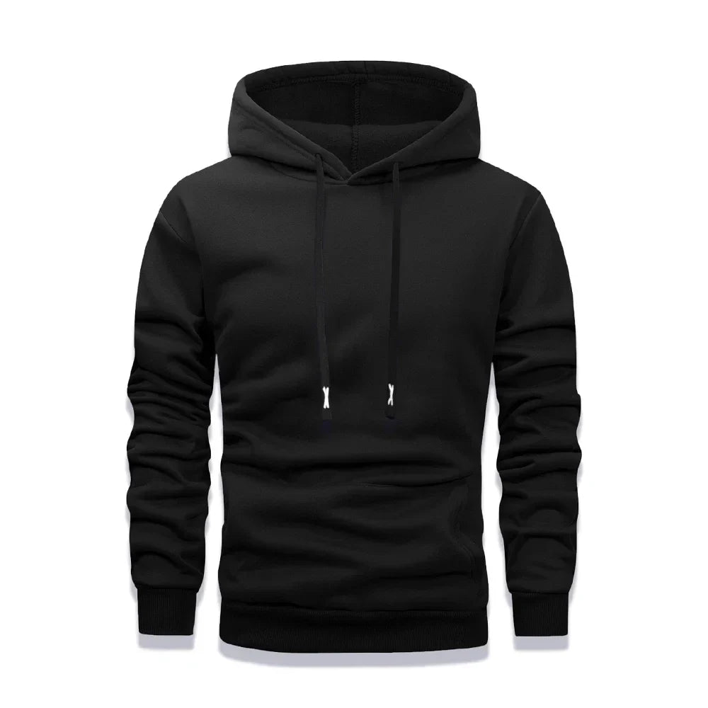 Unisex hoodie with kangaroo pocket and drawstring