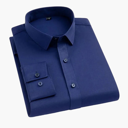 Men's Business Stretch Shirt – Modern, Comfortable Long-Sleeve Shirt for Office & Everyday Use