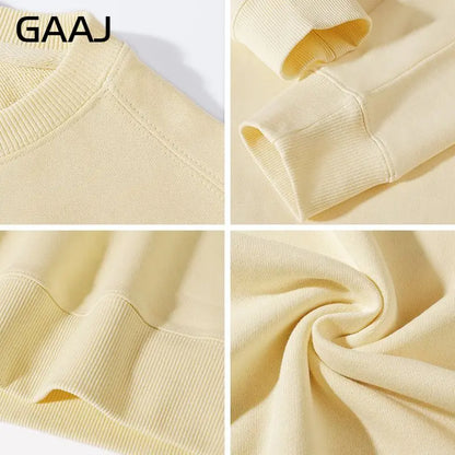 Unisex long-sleeve crew-neck sweatshirt, casual sweater