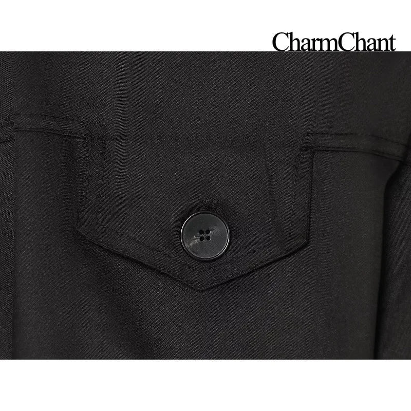 Loose-fit shirt jacket with collar and patch pockets