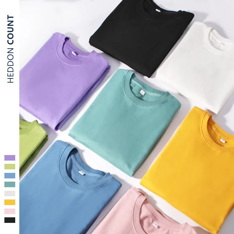 Unisex long-sleeve sweatshirt crew-neck sweater multicolored