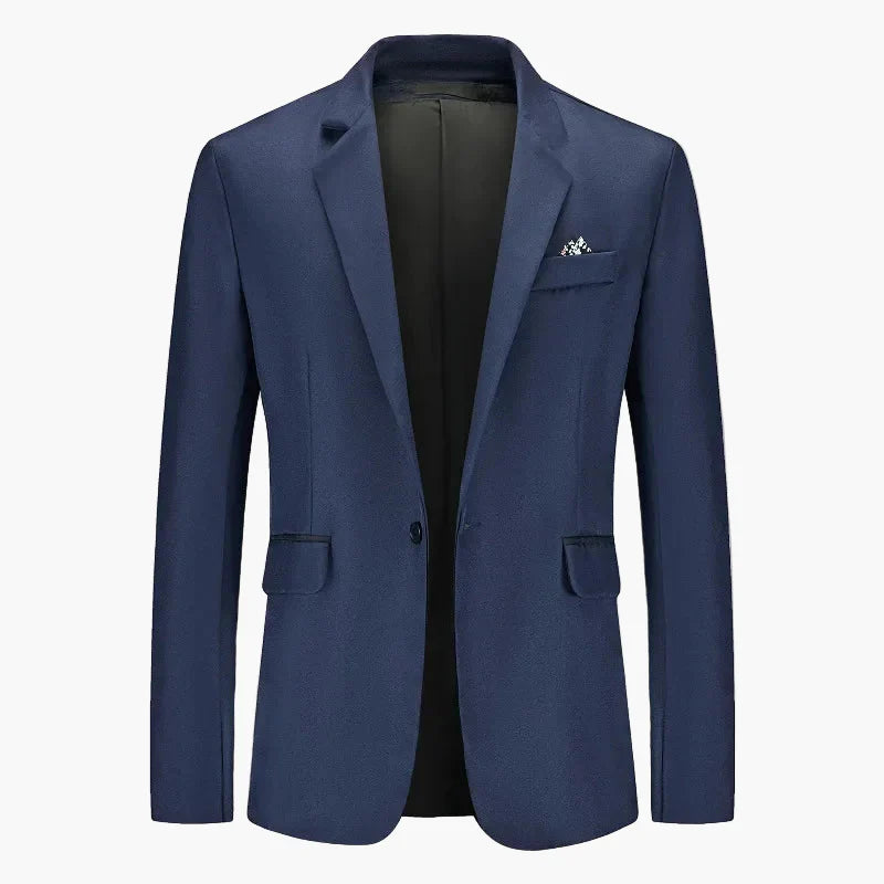 Men's Business Blazer Single-Breasted Modern Slim Fit – Elegant Blazer for Office & Festive Occasions