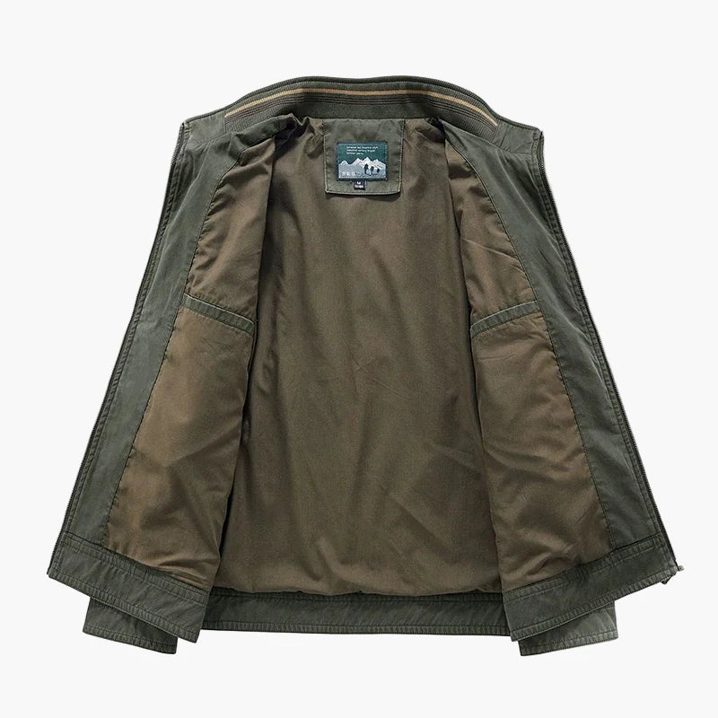 Men's casual jacket with stand-up collar – stylish transitional jacket for everyday and business