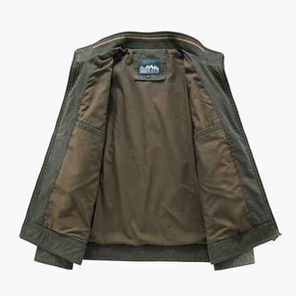 Men's casual jacket with stand-up collar – stylish transitional jacket for everyday and business