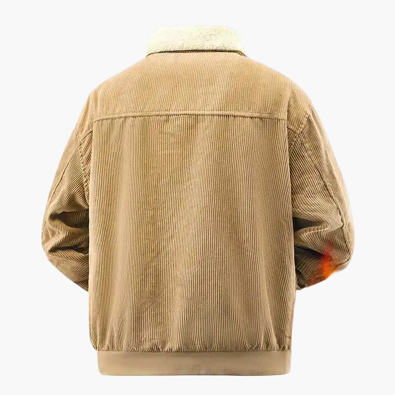 Men's winter jacket fashionable warm lined urban streetwear outdoor jacket
