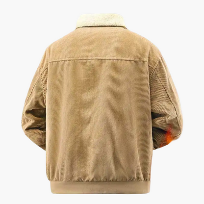Men's winter jacket fashionable warm lined urban streetwear outdoor jacket