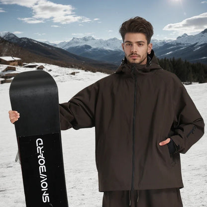 Unisex Winterjacke mit Kapuze für Outdoor und Ski – Mehrere Farben