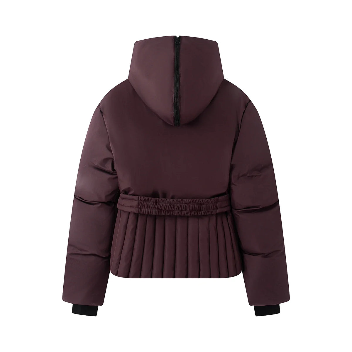 Damen Steppjacke mit Gürtel & hohem Kragen – Winterjacke