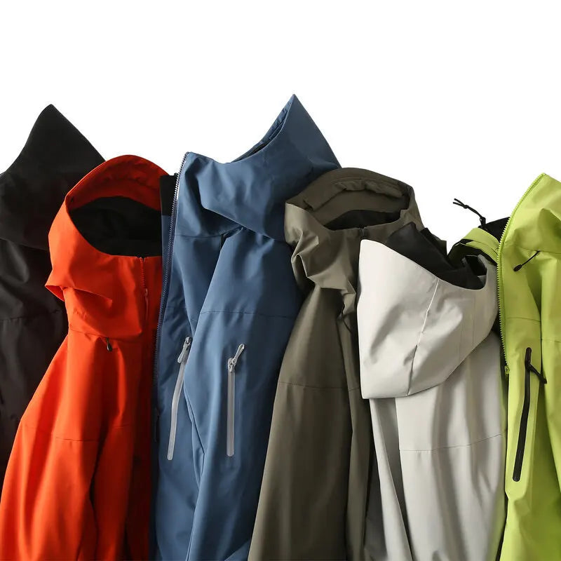 Unisex Kapuzenjacke mit Reißverschlusstaschen – Atmungsaktive Outdoor-Jacke