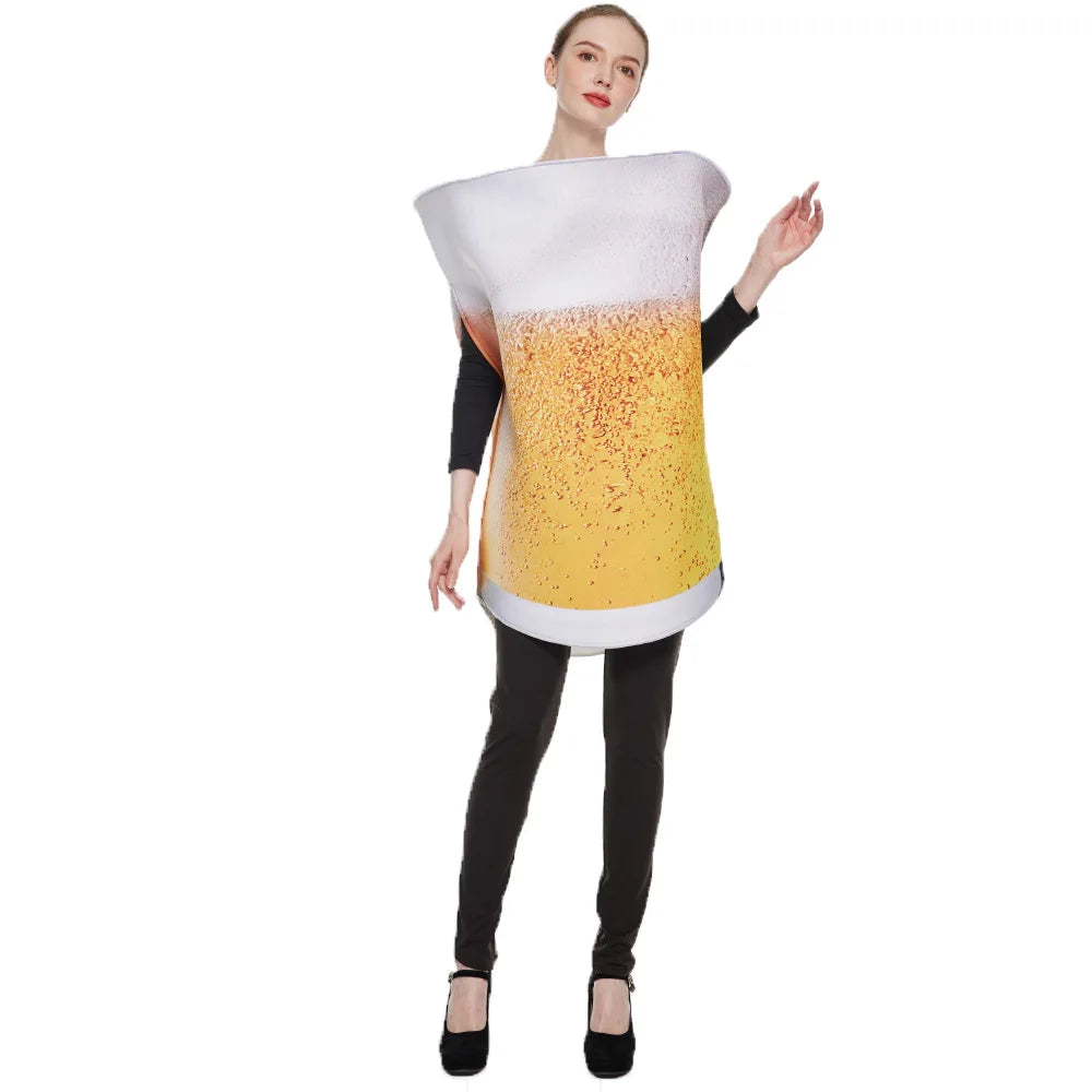 Barrel Costume Wine Barrel Outfit Unisex Party Carnival