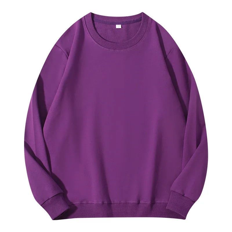 Unisex long-sleeve sweatshirt crew-neck sweater multicolored