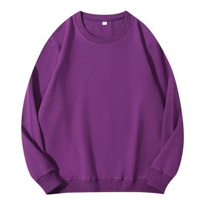 Unisex long-sleeve sweatshirt crew-neck sweater multicolored