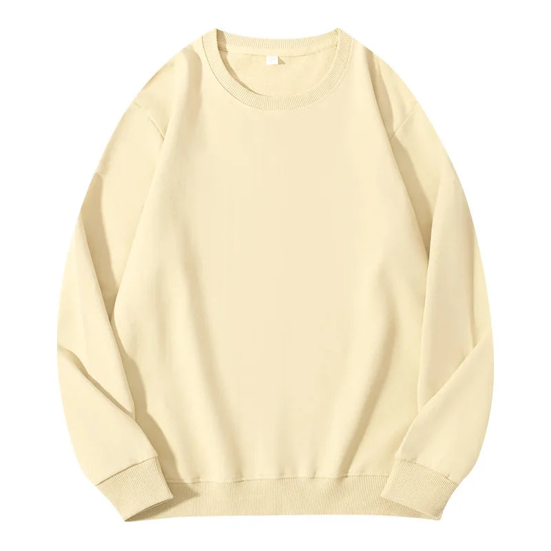 Unisex long-sleeve sweatshirt crew-neck sweater multicolored