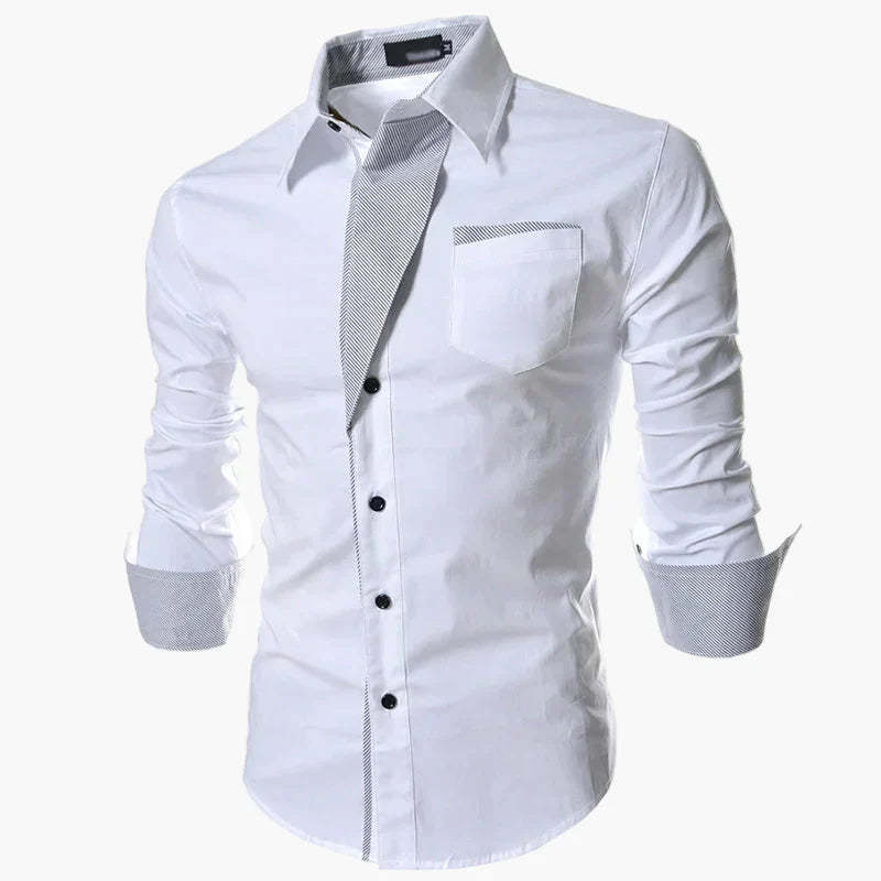 Men's Business Casual Shirt Modern Slim Fit – Stylish Shirt for Office and Everyday Use