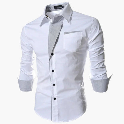 Men's Business Casual Shirt Modern Slim Fit – Stylish Shirt for Office and Everyday Use