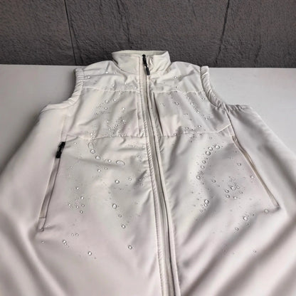 Men's winter vest, stand-up collar, quilted, zip-up, sleeveless