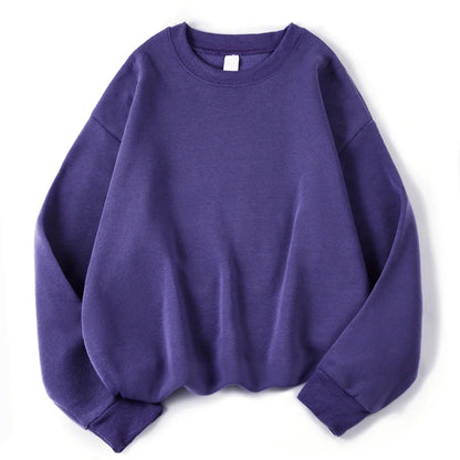 Oversized Sweatshirt Rundhals Langarm Pullover Damen Freizeit