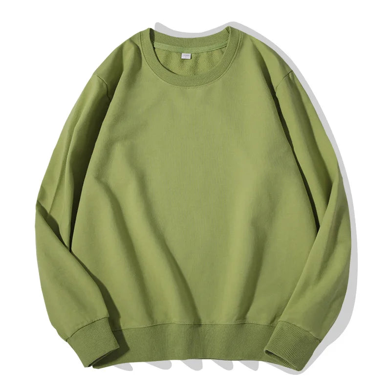 Unisex long-sleeve sweatshirt crew-neck sweater multicolored