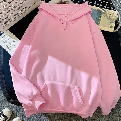 Unisex oversized hooded sweatshirt with kangaroo pocket