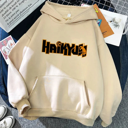 Hoodie with graphic print, long sleeves, hood, and kangaroo pocket
