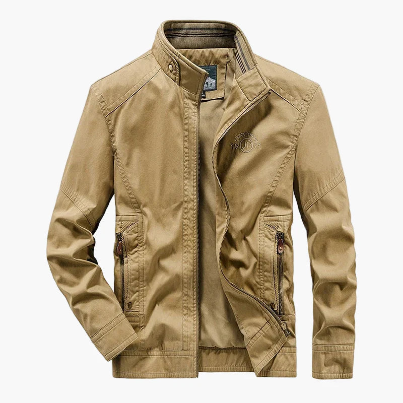 Men's casual jacket with stand-up collar – stylish transitional jacket for everyday and business