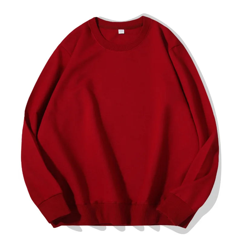 Unisex long-sleeve sweatshirt crew-neck sweater multicolored
