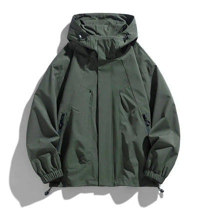 Men's transitional hooded jacket, windproof lightweight outdoor jacket