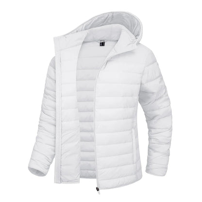 Damen Steppjacke mit Kapuze, Reißverschluss, Gelb