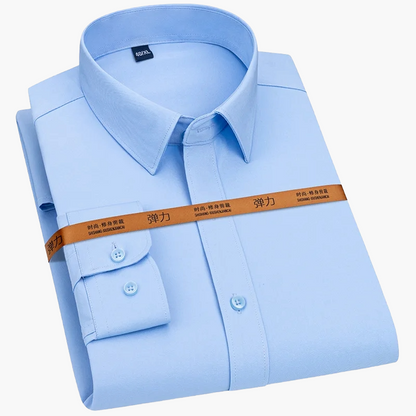Men's Business Casual Shirt Slim Fit – Elegant Long Sleeve Shirt for Office & Everyday Use