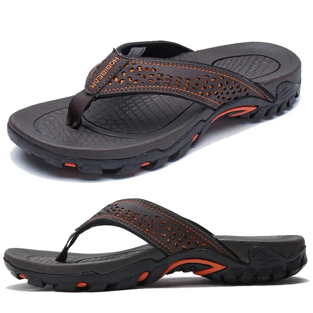 Herren Sportliche Zehentrenner Sandalen mit Fußgewölbestütze – Outdoor & Alltag Flip Flops