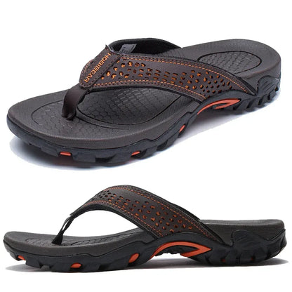 Herren Sportliche Zehentrenner Sandalen mit Fußgewölbestütze – Outdoor & Alltag Flip Flops